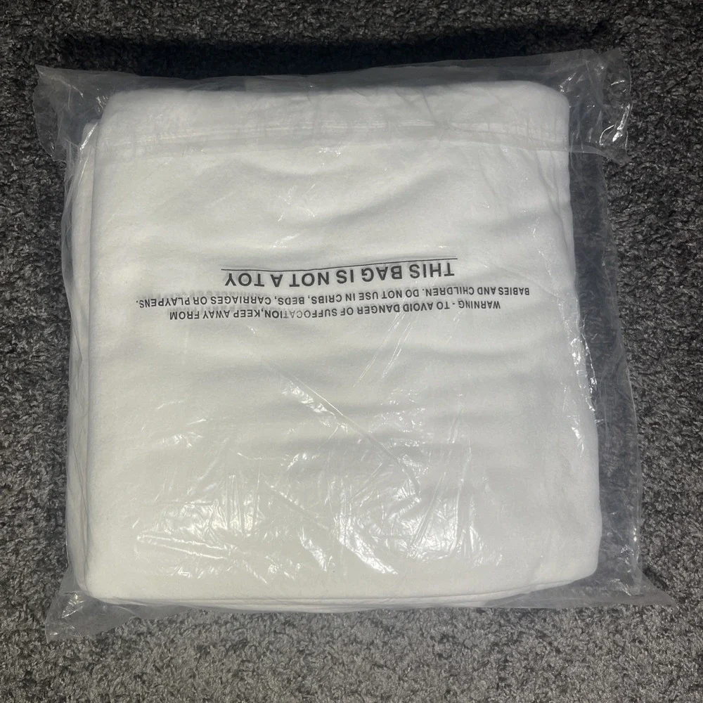 Golden Mills Bliss Fleece Blanket Queen 90‎ X 90 White New
